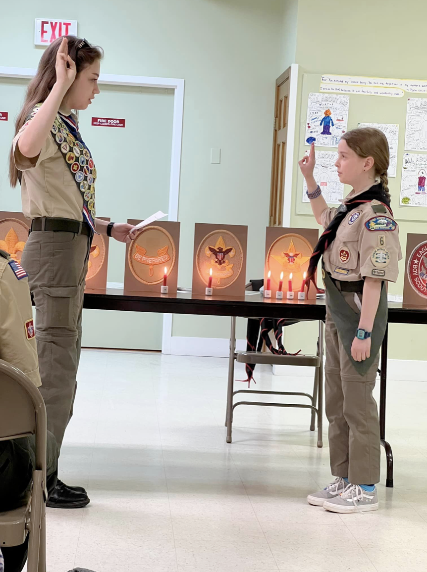 Scouts at a Court of Honor
